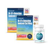 [20th Anniversary Limited Edition] Dr. G's Amazing lonized Cal Mag 2,860mg x 150 Sticks + DK Solution 120 Softgels