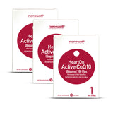 3 Boxes of HeartOn Active CoQ10 Ubiquinol 100 Plus (90 Softgels)