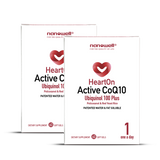 2 Boxes of HeartOn Active CoQ10 Ubiquinol 100 (120 Softgels)