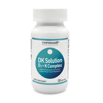 DK Solution 120 Softgels Vitamin D3 + K Complex