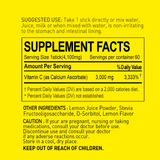 3 Boxes of Pure Buffered Vitamin C (180 Sticks)