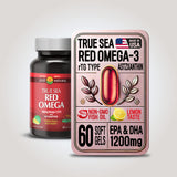 4 Bottles of Red Omega-3 with Astaxanthin (240 Softgels)