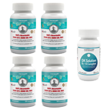 4 Bottles of Sean Lee's iBone Cal Mag (480 Vegetable Capsules) + 1 Bottle of DK Solution (120 Softgels)