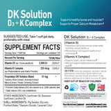 2 Bottles of DK Solution D3 + K Complex (240 Softgels)
