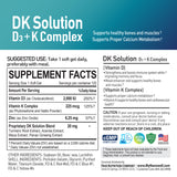 2 Bottles of DK Solution D3 + K Complex (240 Softgels)