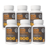 [Event Sale] 6 Bottles of 55B Probiotics with Digestive Enzymes (360 Capsules)
