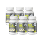 6 Bottles of 55B Probiotics with Digestive Enzymes (180 Vegan Capsules)