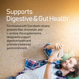 6 Bottles of 55B Probiotics with Digestive Enzymes (180 Vegan Capsules)