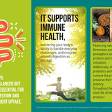 3 Boxes of 12 Strains Probiotic 55 billion with Digestive Enzyme (180 Sticks)
