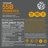 55B Probiotics with Digestive Enzymes (60 Vegan Capsules)