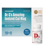 [Event Sale] Dr. G's Amazing Ionized Cal Mag 160 Sticks + Vitamin D3 180 Tablets