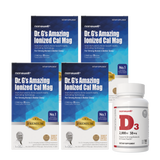 [Manmin Event Sale #2] Dr. G's Amazing lonized Cal Mag (Premium) 2,860mg x 30 Sticks x 4Boxes + Vitamin D3 180 Tablets