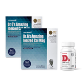 2 Boxes of Dr. G's Amazing Ionized Cal Mag (120 Sticks) + 1 Bottle of Vitamin D3 (180 Tablets))