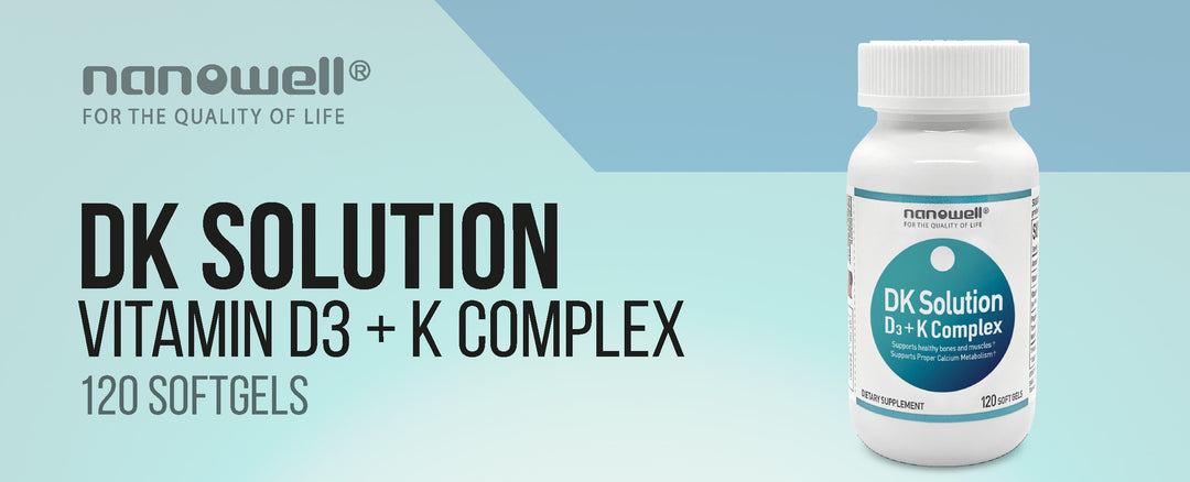 DK Solution D3 + K Complex (120 Softgels) – Nanowell®