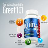 4 Bottles of MJ101 Premium (720 Smaller Tablets)