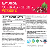 NATURiON Acerola Cherry Vitamin C 1000mg (90 Tablets)