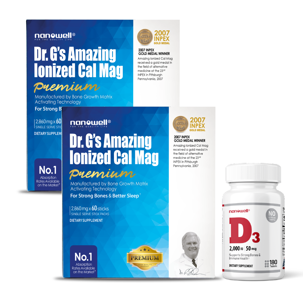 Dr. G's Amazing lonized Cal Mag (Premium) 2,860mg x 60 Sticks x 2Boxes ...