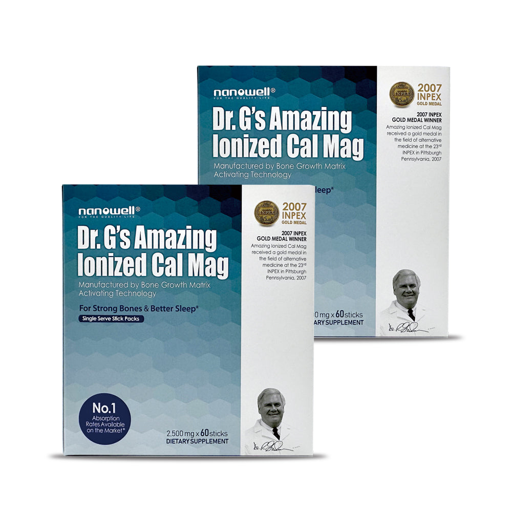 2 Boxes of Dr. G's Amazing Ionized Cal Mag 60 Sticks + DK Solution 1 b ...