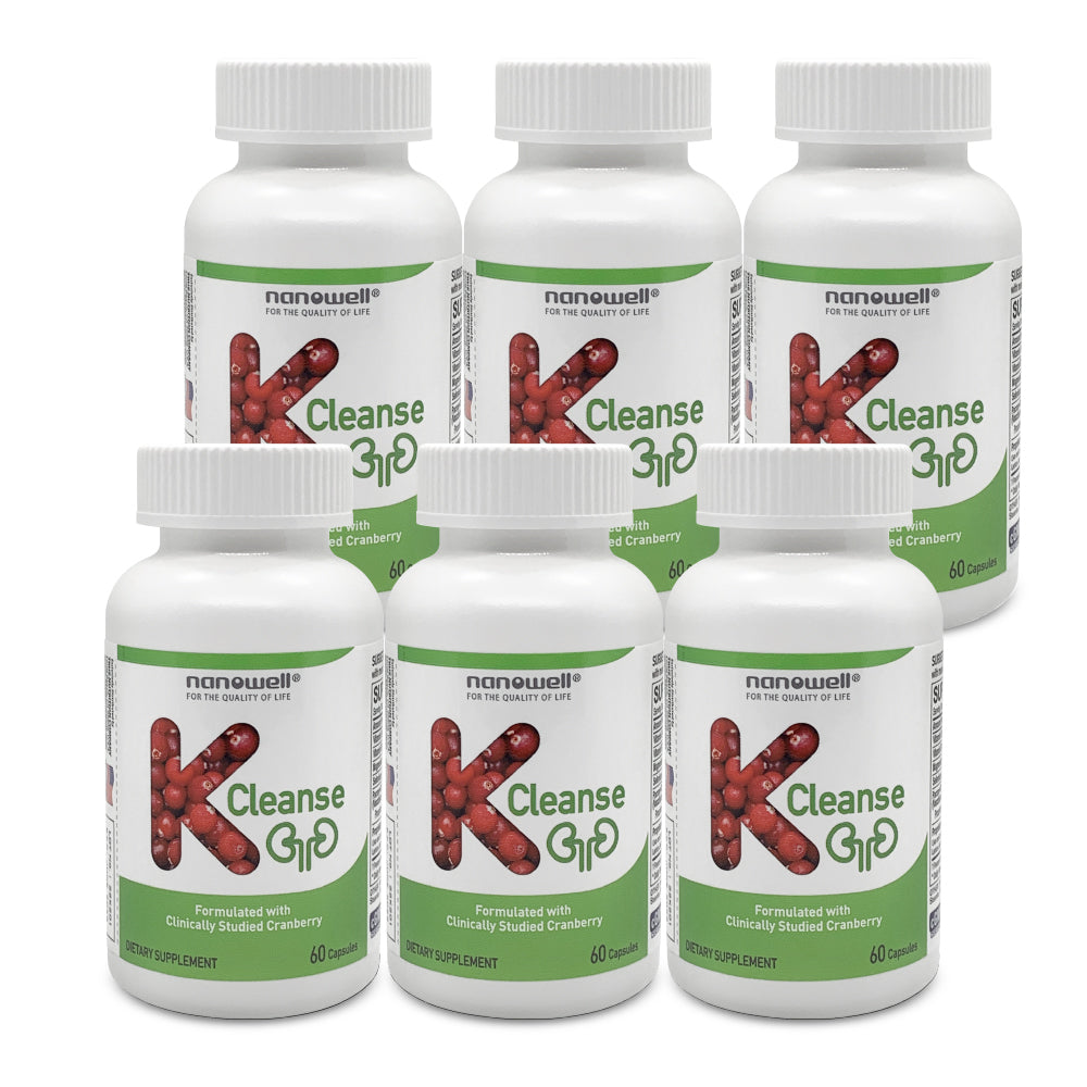 6 Bottles of K-Cleanse 60 Capsules