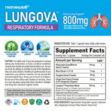 나노웰 Lungova™ – 호흡기 서포트 포뮬러 800mg | 60캡슐 | 최대 60일분