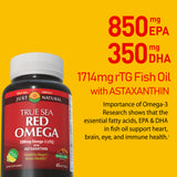 [Manmin #3] 6 Bottles of of Red Omega-3 with Astaxanthin (360 Softgels)